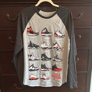 Retro Kicks Evolution of Jordan Shoes Tee